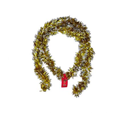 BOA DORADO C/PLATEADO 2MTS P/ARBOL 9CM REF 6270-40