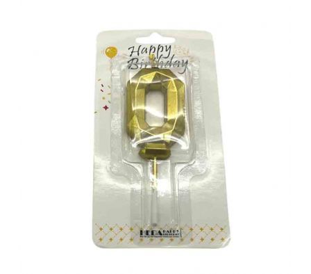 VELA P/CUMPLEAÑOS 6CM N°0-9 E/BLISTER REF 7219-8