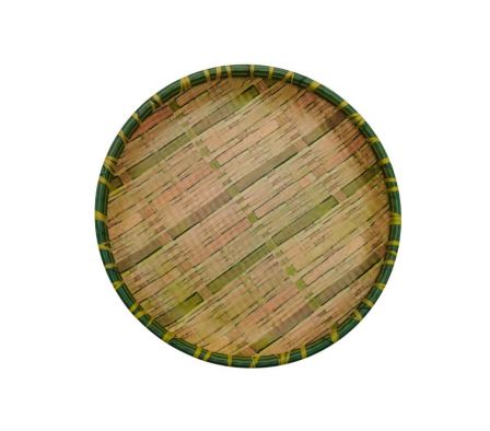PANERA REDONDA 25,5X3CM D/BAMBU REF 1F-033B-6