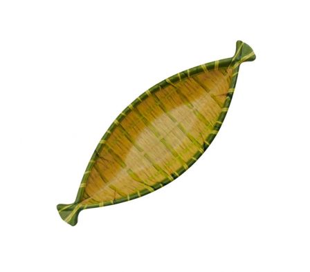 PANERA OVALADA 29X11X5,8CM D/BAMBU REF 1F-033B-8