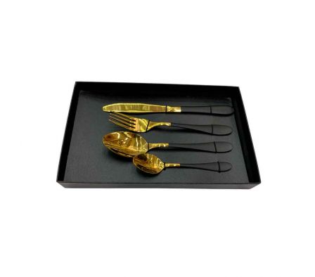 SET CUBIERTO 4PCS D/ACERO REF 1F-033B-185