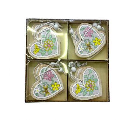 CHICHE DE CORAZON 13X13CM P/ADORNO REF 6941-26