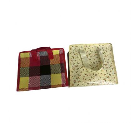 BOLSA ESTAMPADA 24X22CM P/COMPRA REF 10977B-5