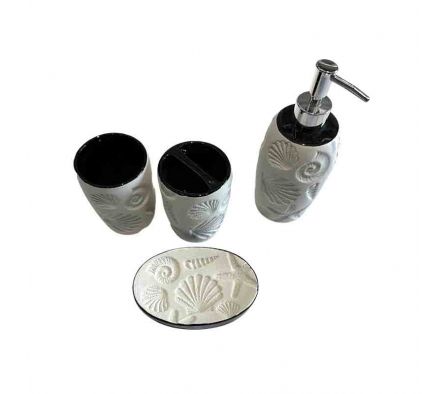 SET D/BAÑO 4PCS CERAMICO REF 1F-009-14