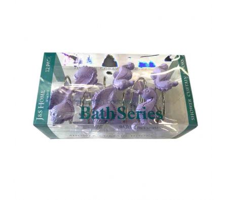 GANCHO P/CORTINA 9,5X7X17,7CM D/METAL REF 1F-009-2