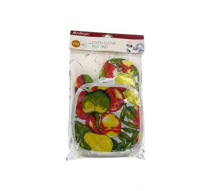 SET MANOPLA+POSA OLLA 2PCS 23X17CM REF 35123-1