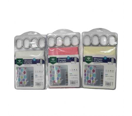 CORTINA P/ BAÑO 1,8x1,8M REF 34378-21