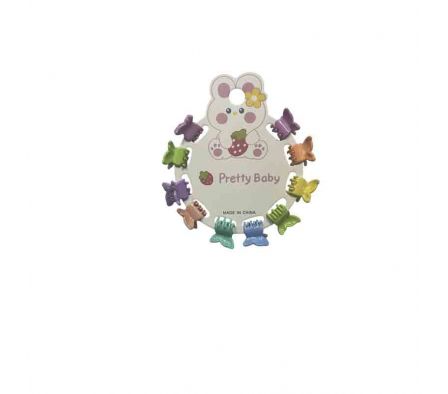 PINZA MARIPOSA P/CABELLO 10PCS 1CM REF 3648-29