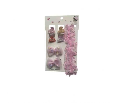 SET ACCESORIOS P/CABELLO 6PCS 2,5CM REF 3648-45