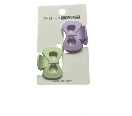 PINZA MARIPOSA P/CABELLO 2PCS 4CM REF 3648-50