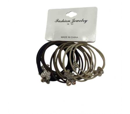 GOMA P/CABELLO 10PCS REF 3681-3