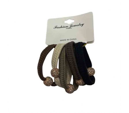 GOMA P/CABELLO 5PCS REF 3681-6