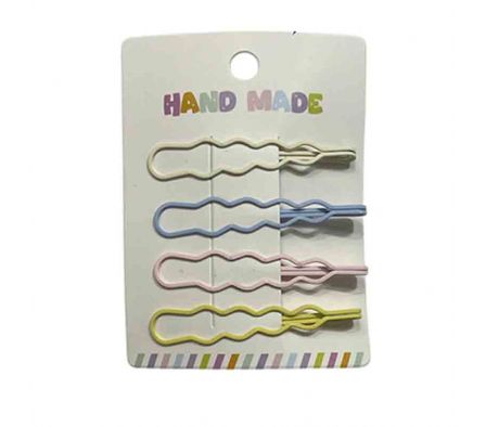 HEBILLA P/CABELLO 4PCS 6CM REF 3655-A-28