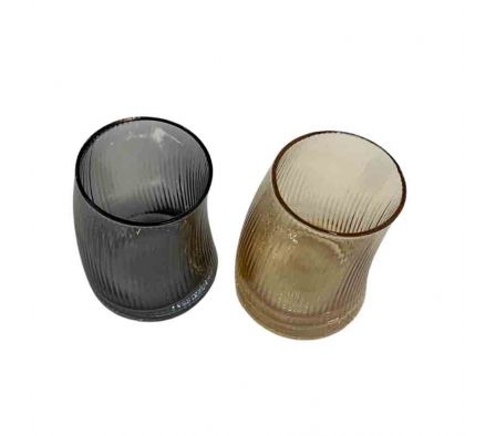 VASO DI/CURVO 6,8X10CM VIDRIO REF 66235-22