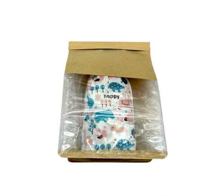 BOLSA D/PAPEL MADERA P/PAN 16X26X13CM REF 10792A-1