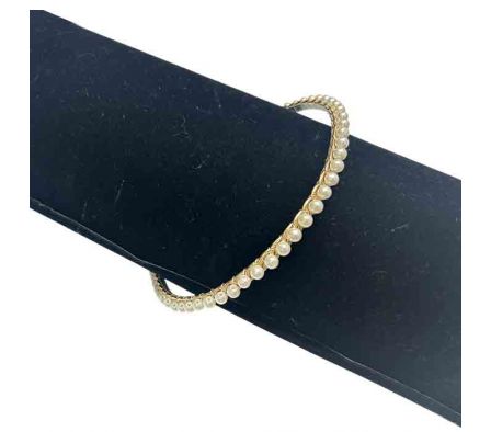 VINCHA DORADA P/CABELLO 14X14CM REF 3679-12