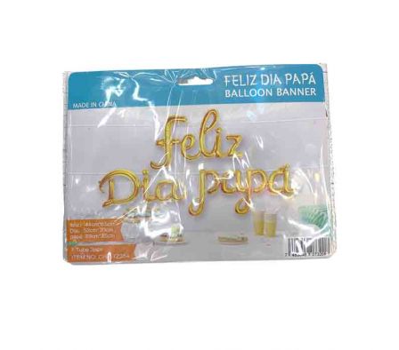 GLOBO DECORATIVO DI/FELIZ DIA PAPA 44X63CM REF 173