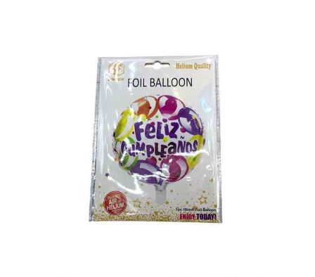 GLOBO DECORATIVO P/CUMPLEAÑOS 18´´ REF 1733-26