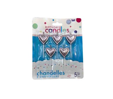 VELA DECORATIVA DI/CORAZON 8CM REF 1733-29