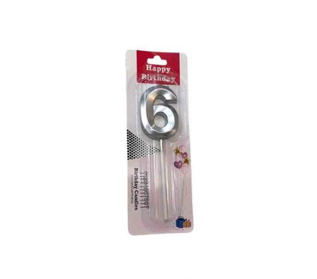 VELA P/CUMPLEAÑOS DI/NUMEROS 12CM REF 1733-37