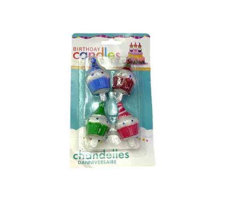 VELA DECORATIVA DI/CUPCAKE 6,3CM REF 1570-12