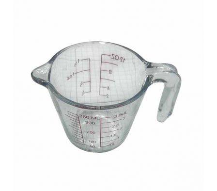 TAZA MEDIDORA 350ML VIDRIO REF 66254-43