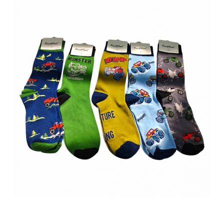 MEDIA C/VEHICULOS LARGO P/NIÑO REF 20