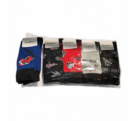 MEDIA C/MOTOS LARGO P/NIÑO REF 1558-21