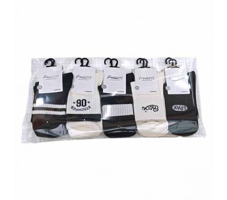 MEDIA CANALADA C/DISEÑO P/DAMA REF 1313-12