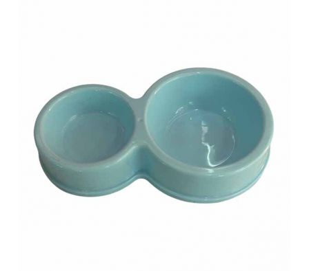 PLATO P/MASCOTA 2DIVISORIA 26X15CM PLAST REF 34816