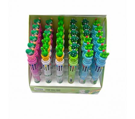 BOLIGRAFO MULTICOLOR CACTUS 16CM REF 21543-14