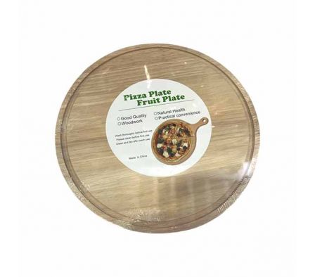 BANDEJA P/PIZZA MADERA 25X1CM REF 16371-3