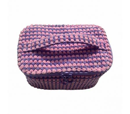 BOLSA P/MAQUILLAJE FELPUDO 14X21X11CM REF 10923-44