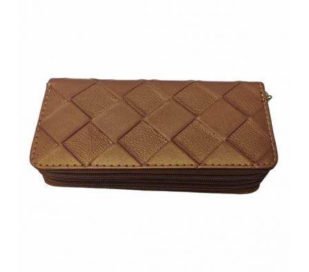 BILLETERA P/DAMA 19X8CM CUERINA REF 10987A-10