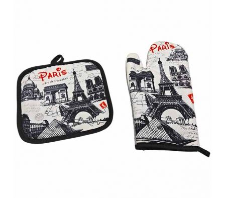 MANOPLA +TOMA OLLA ESTAMP 28X15CM REF 11857-1