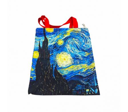 BOLSA D/COMPRA ESTAMP 39X33CM TEXTIL REF 11857-6