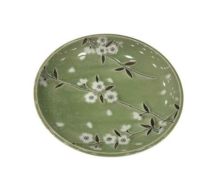 PLATO PLAYO ESTAMP FLORES 23CM CERAMIC REF 66259-2