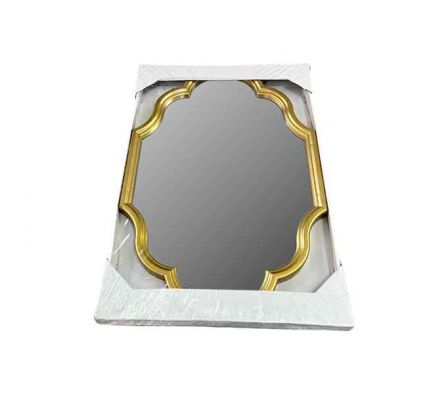 ESPEJO D/PARED MARCO ONDULADO DORADO 604X9CM REF B