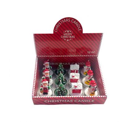 VELA NAVIDEÑA FIGURAS SURTIDA 3,7X5CM REF B7-6961-