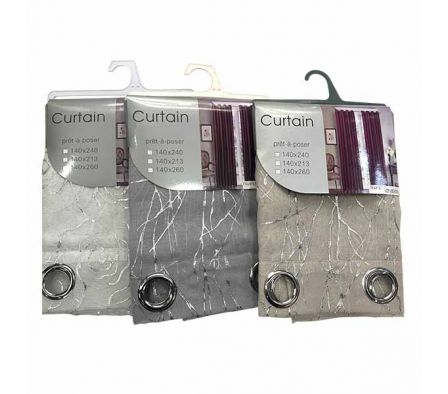 CORTINA ESTAMP 140X240CM REF 36354-1