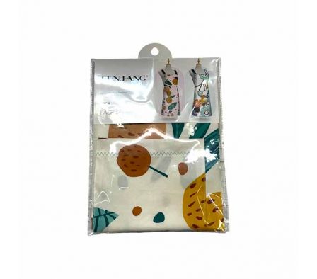 DELANTAL P/COCINA 29X22,5CM TEXTIL REF 35685-3