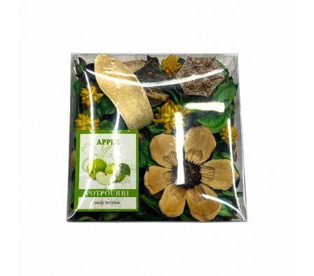 POPURRI MANZANA VERDE E/CAJA 14X14X4CM REF 35294-5