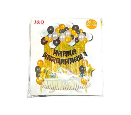 SET GLOBO METALIZADO P/FIESTA 55PCS REF 34809-3