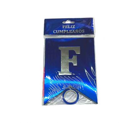 CARTEL FELIZ CUMPLEAÑOS LISO 11,5X6CM REF 34809-23