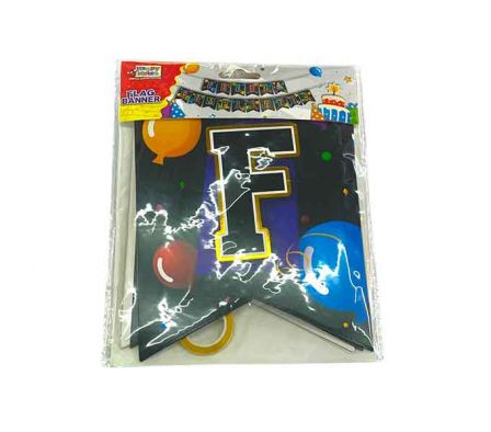 CARTEL FELIZ CUMPLEAÑOS ESTAMP 15X17CM REF 34809-2