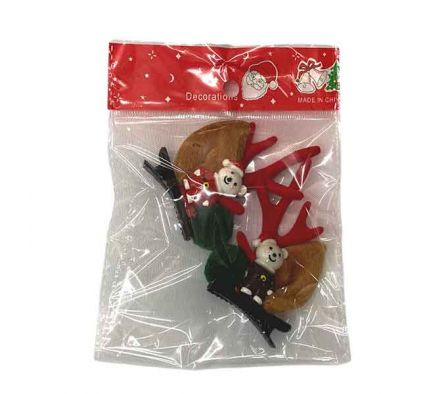 VINCHA DI/RENO NAVIDEÑO 7CM REF B1-182-7