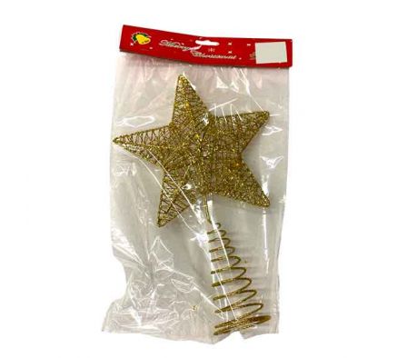 ESTRELLA PUNTERA DORADA 31CM REF B1-182-13