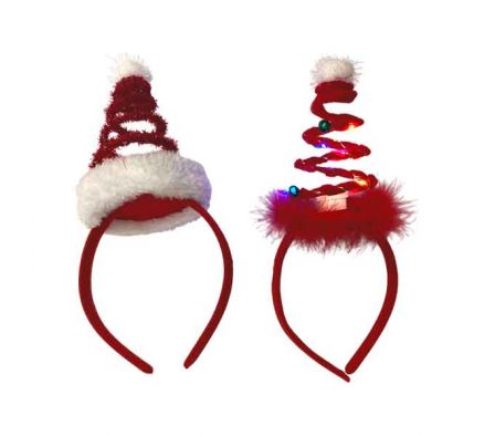 VINCHA NAV ARBOLITO C/LUCES 24CM REF B1-182-14