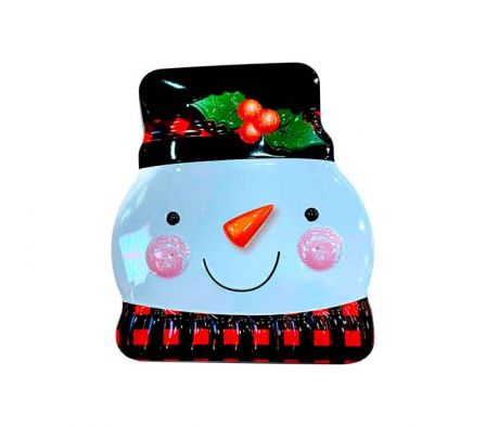 POTE HOMBRE NIEVE 11,5X13X5CM METAL REF 9412-6