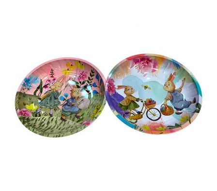 PLATO ESTAMP PASCUA 26X3CM MELAMINA REF 9412-39